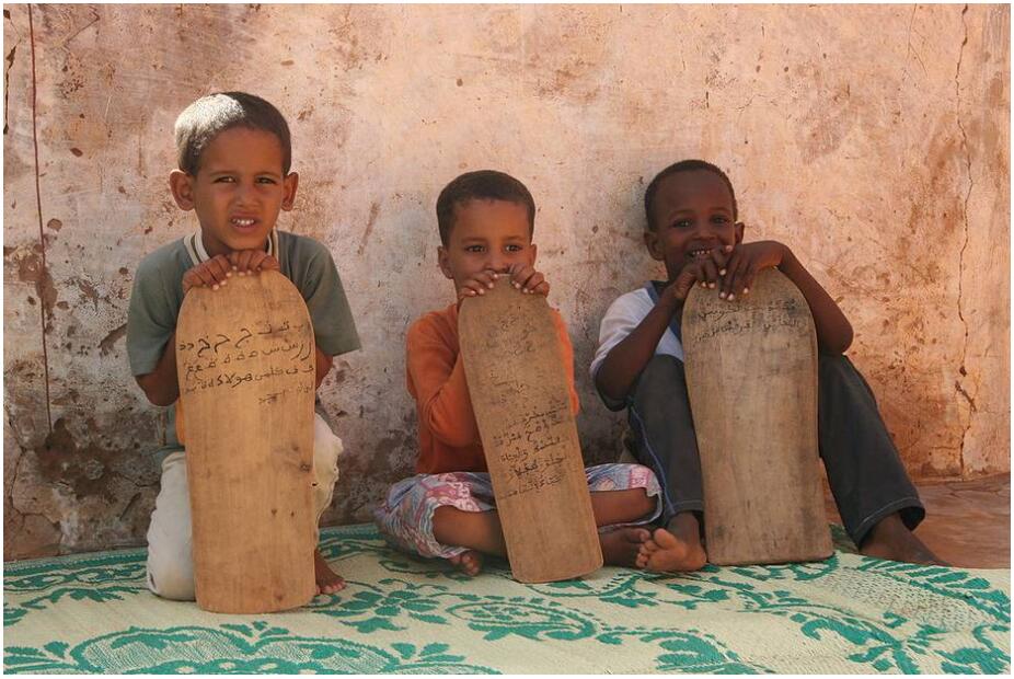 Koran students in Mauritania