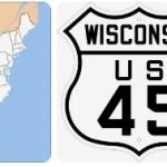 US 2 and 45 in Wisconsin