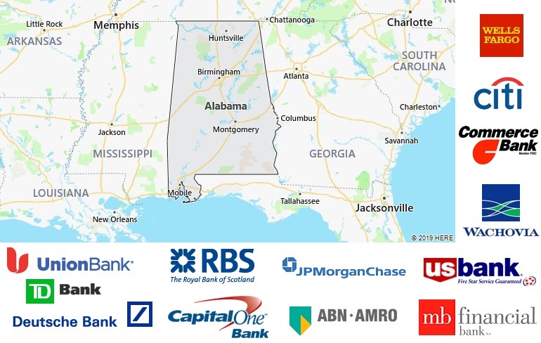 Alabama Major Banks