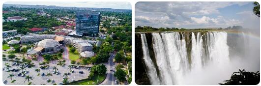 Major landmarks of Zambia