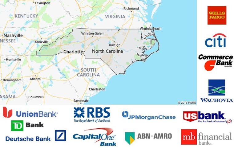 North Carolina Major Banks