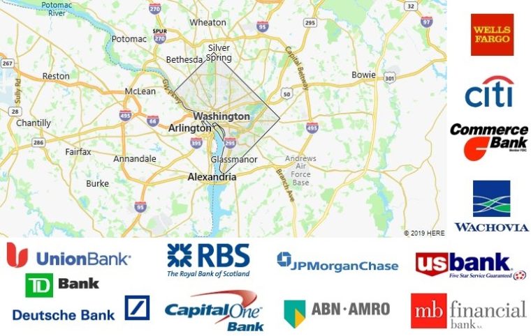 Washington DC Major Banks